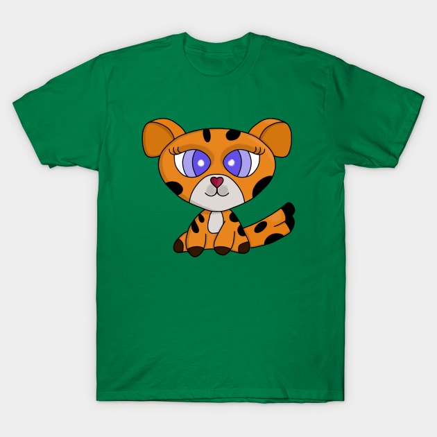 Lovely Jaguatirica Ocelot Animal T-Shirt by DiegoCarvalho